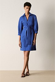 Cotton Poplin Popover Dress