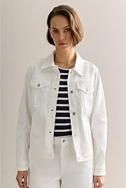 Australian Cotton Blend Classic Denim Jacket