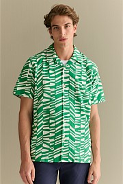 Regular Fit Abstract Geo Short Sleeve Shirt