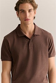 Classic Pique Marle Monogram Polo