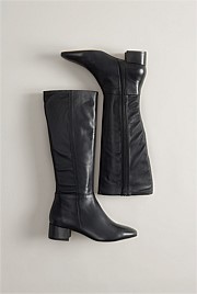 Bridie Leather Knee High Boot