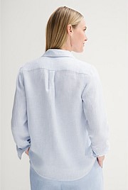 Linen Yarn Dyed Stripe Shirt