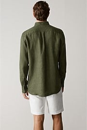 Regular Fit Delave Linen Shirt