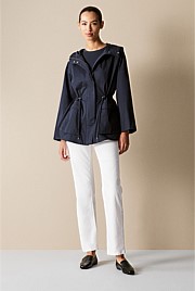 Stretch Cotton Twill Anorak