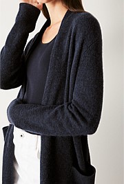 Alpaca Merino Blend Longline Cardigan