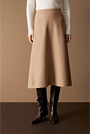 Australian Merino Milano A-line Skirt
