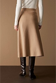 Australian Merino Milano A-line Skirt