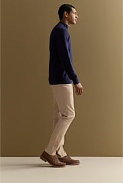 Merino Half Placket Pullover