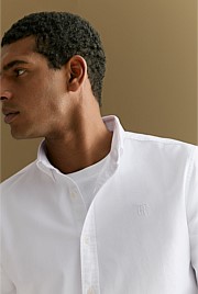 Regular Fit Cotton Monogram Oxford Shirt