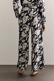 Mini Twill Floral Pull On Pant