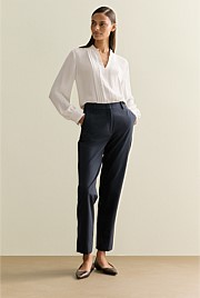 Tuxedo Blouse