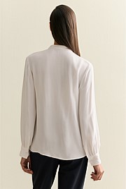 Tuxedo Blouse