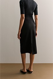 Milano Knit Pencil Skirt