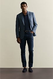 Tailored Fit Italian Linen Blend Blazer