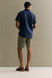 Regular Fit Linen Short Sleeve Shirt