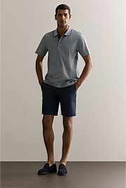 Mercerised Cotton Pique Tipped Polo