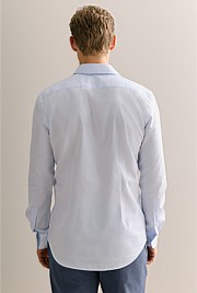 Tailored Fit Yarn Dyed Cotton Smart Shirt