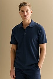 Cotton Jacquard Polo