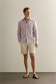 Stretch Cotton Twill Chino Short