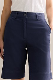 Stretch Cotton Twill Walker Short