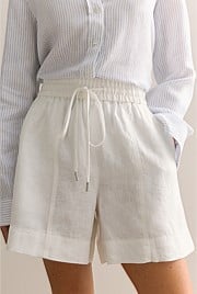 Linen Pull On Short