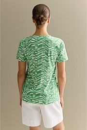 Australian Cotton Abstract Geo T-shirt