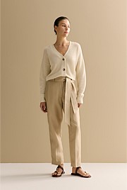 Linen Cotton Relaxed Cardigan