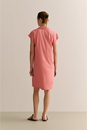 Cotton Interlock Polo Dress