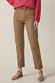 High Waisted Straight Leg Pant